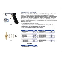 700-S COILHOSE BLOW GUN 1/4" NPT 150PSI 1/8" NOZZLE PISTOL GRIP